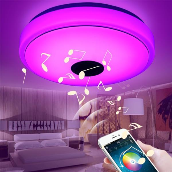 48W 36LED Modern Dimming Lamp with bluetooth Speaker - LEWASTOCK BOUTIQUE