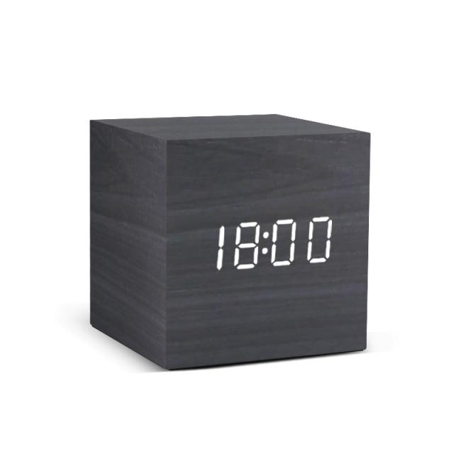 Wooden LED Alarm Clock